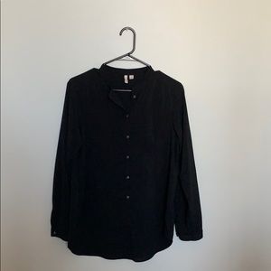 Black long sleeve blouse